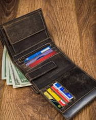 FOREVER YOUNG Originální pánská kožená peněženka