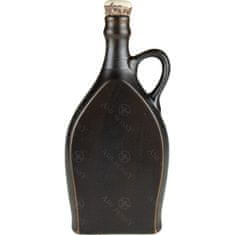 Ami Honey Keramická láhev Amfora plochá černá 750 ml