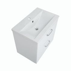 BPS-koupelny Koupelnová skříňka s keramickým umyvadlem Ticino 60
