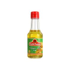 Double Pagoda Zázvorový olej [Rostlinný olej s příchutí zázvoru 37%] "Ginger Oil" 150ml Double Pagoda