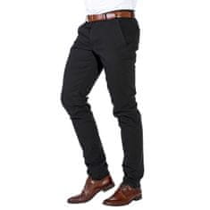 Zapana Pánské černé chinos kalhoty Juan W35/L32