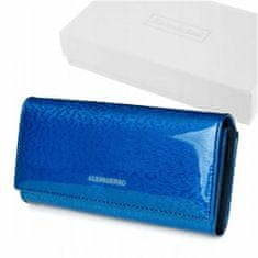 Alessandro Paoli G55 Dámská kožená peněženka modrá