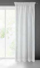 DESIGN 91 Hotová záclona s řasící páskou - Rebecca bílá vintage, š. 3,5 mx d. 2,5 m