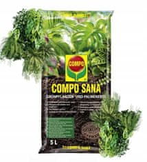 COMPO Zemní substrát pro zelené rostliny a palmy 5 l