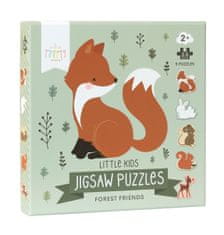 A LITTLE LOVELY CO. Puzzle Forest Friends pro nejmenší děti