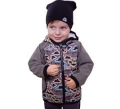 ROCKINO Softshellová dětská bunda vel. 92,98,104 vzor 8873 - dinosauři, velikost 92