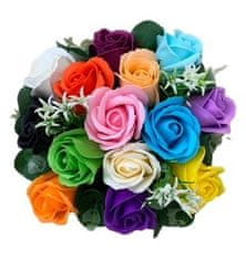 made by ANTEROS Mýdlová kytice z mýdlových květů Rainbow