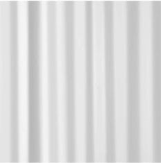 5five Bílý sprchový závěs z polyestru EVA, 180x200 cm
