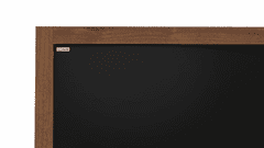 Allboards tabule černá křídová v dřevěném rámu 120x90cm voděodolná,TB129WR